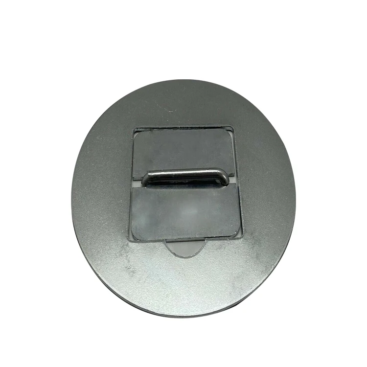 Steel Security Post Auto locking Parking Bollard Drop Down Square and Round Top