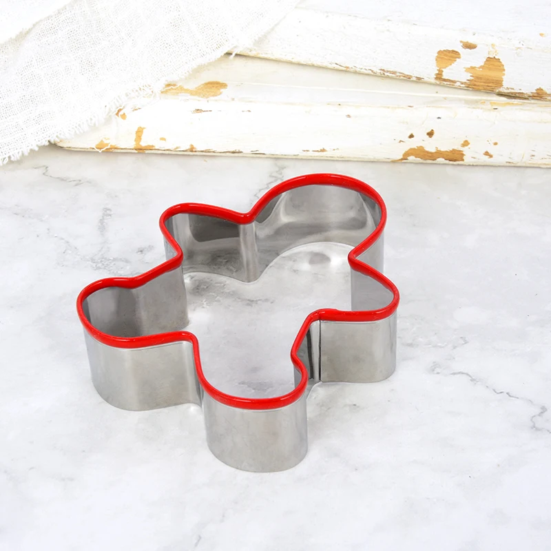 Bulk packing stainless steel Christmas gingerbread man cookie cutter