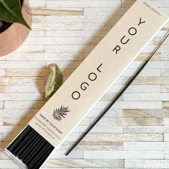 Reusable Eco Friendly Colored Slid Drawer Incense Box Wallet Scented Chopsticks Candle Strip Craft Gift Fold Paper Packing Box