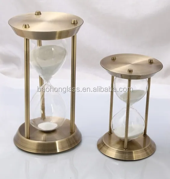 XINBAOHONG Best Seller  Sand Timer Home Decoration 1 Hour Large Metal Hourglass