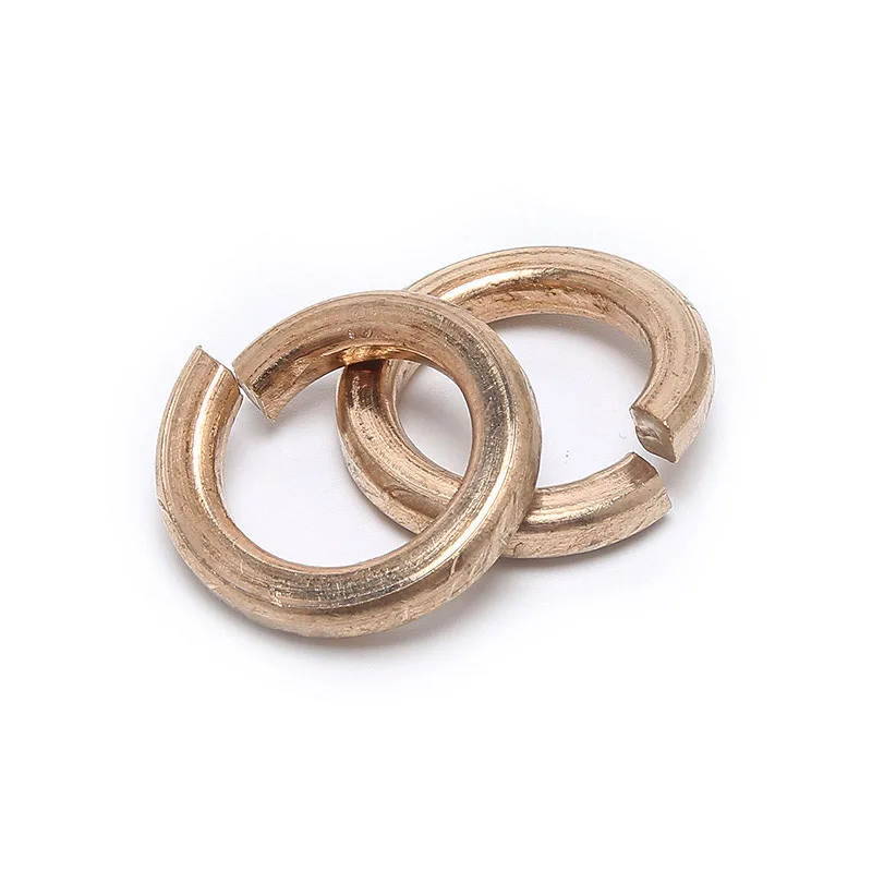 M16M18 Polish Brass Split Spring Lock Washer