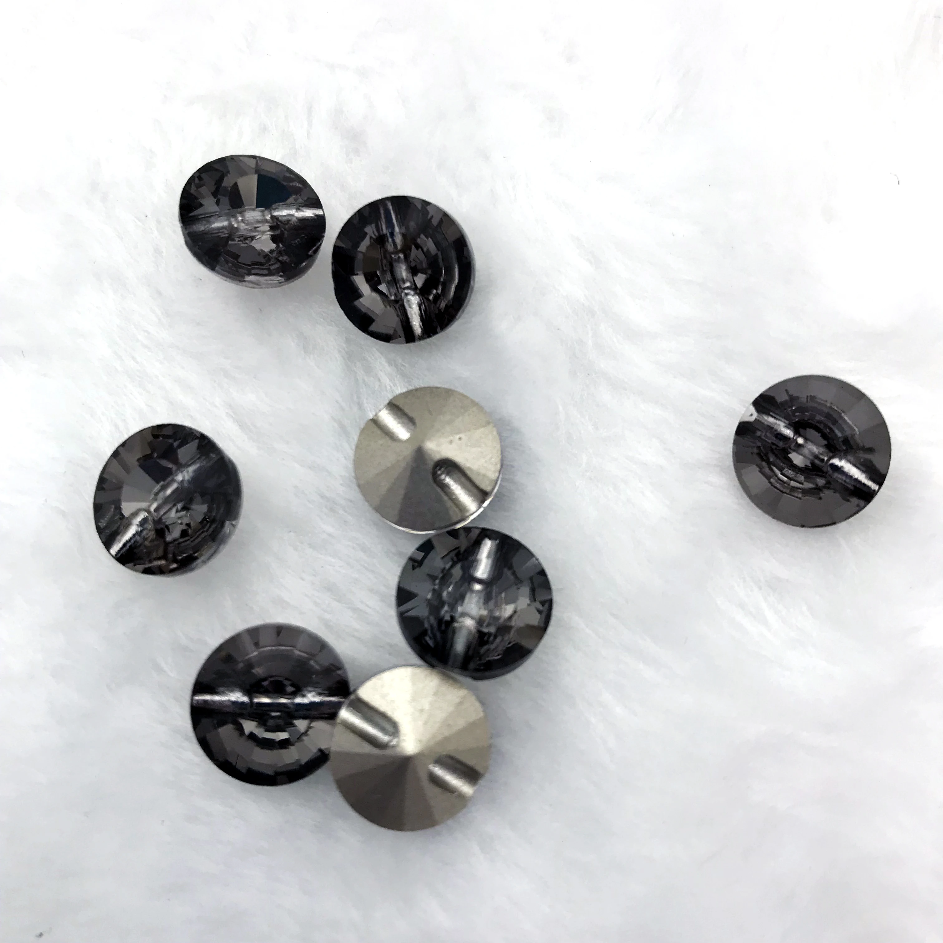 12mm rhinestone crystal diamond shaped buttons for sweater