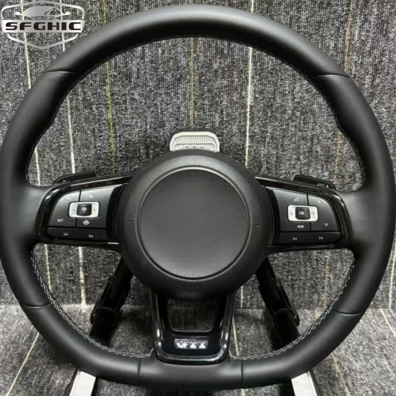 For Volkswagen GTI MK7.5 Jetta Passat Golf Scirocco Polo Touareg full leather steering wheel Old to new Modification VW
