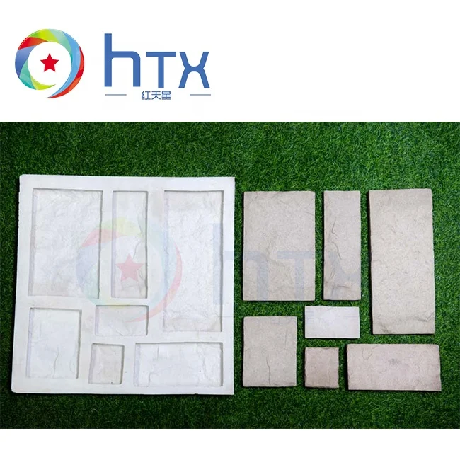 decorative cultured veneer stone and brick rubber molds for artificial stone molds