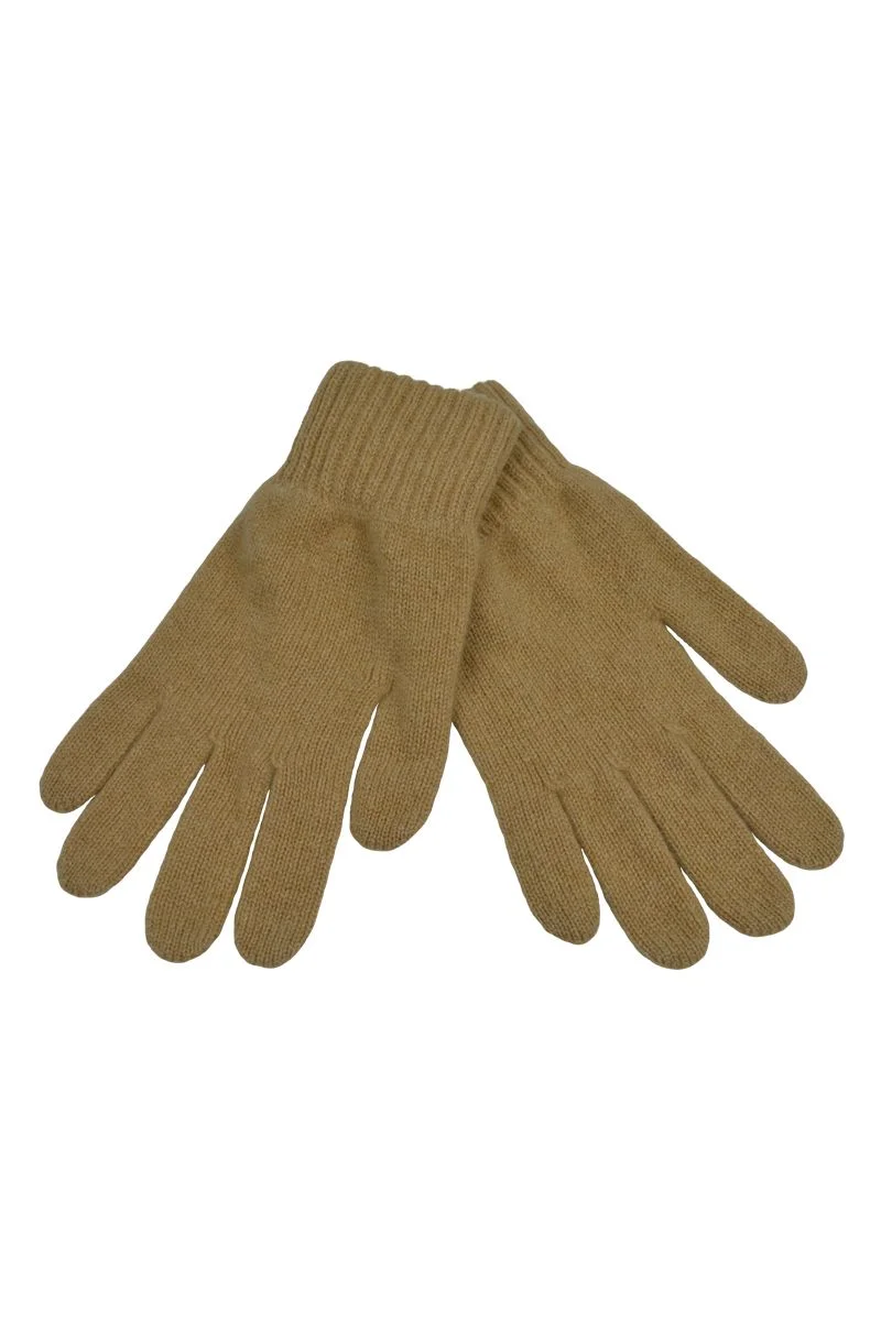 2023 Wholesale casual design solid color plain knitting winter warm gloves cashmere for unisex