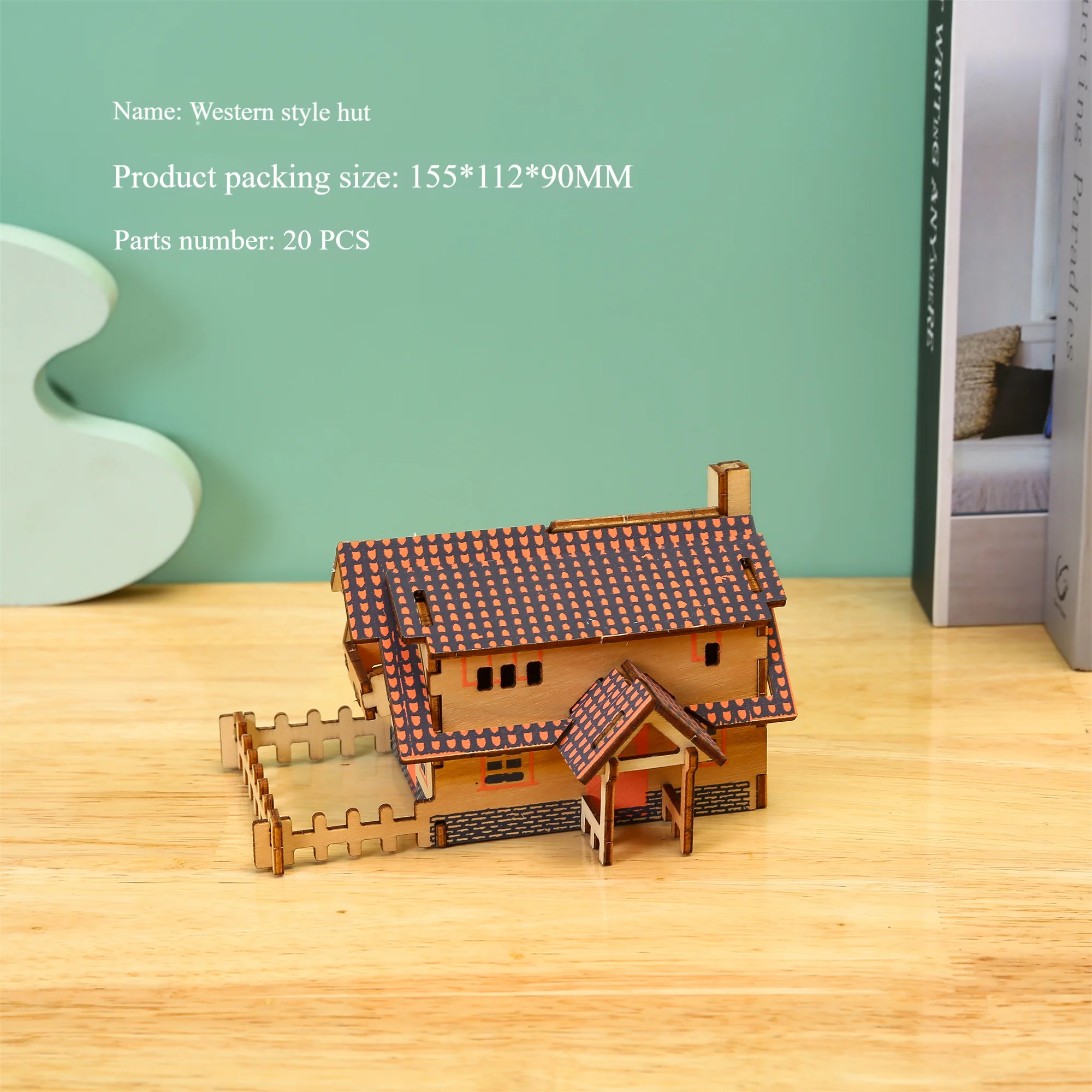 3D Wooden Forest House Set Puzzle Game Diy Creative Educational 3d Wooden Jigsaw Puzzles