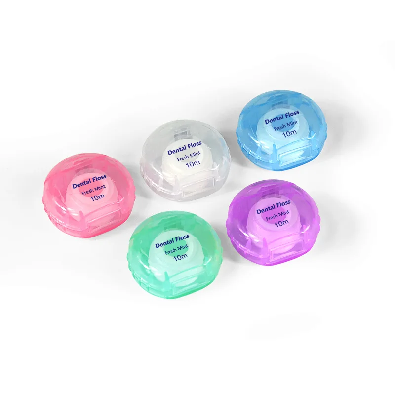 ISO Approved Custom 10m Mint Flavoured Hilo Teeth Oral Care Dental Flossers Floss