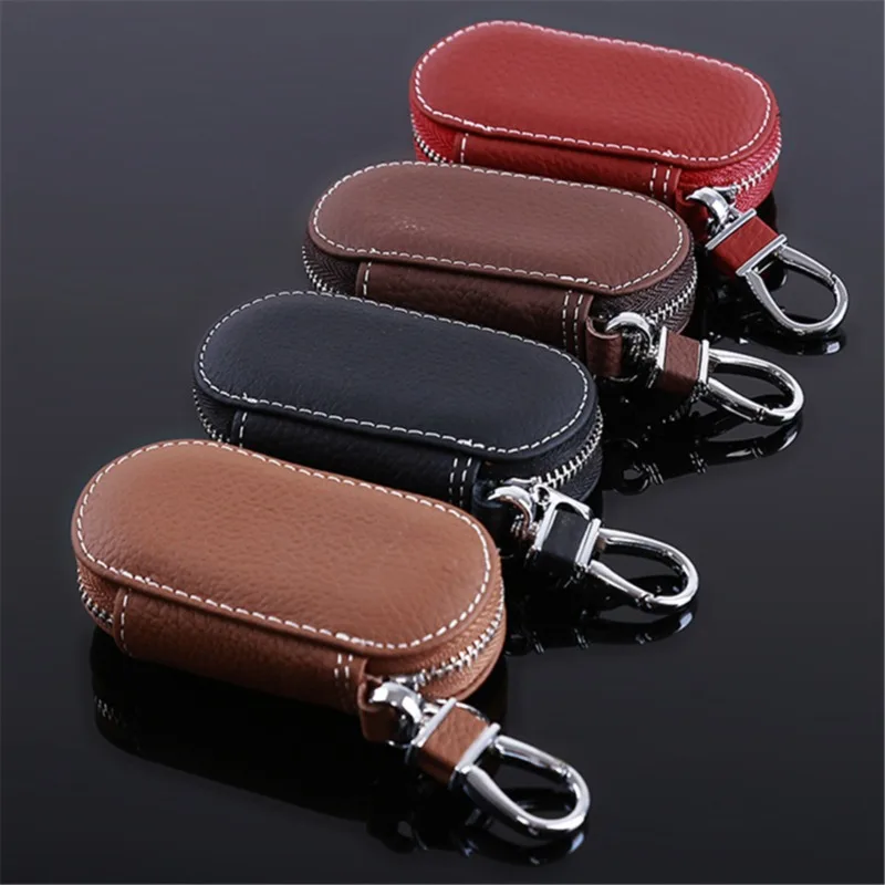 free sample Fashion Car Key Wallet,Eco-friendly Car Key Bag Handmade Car Key Holder Leather