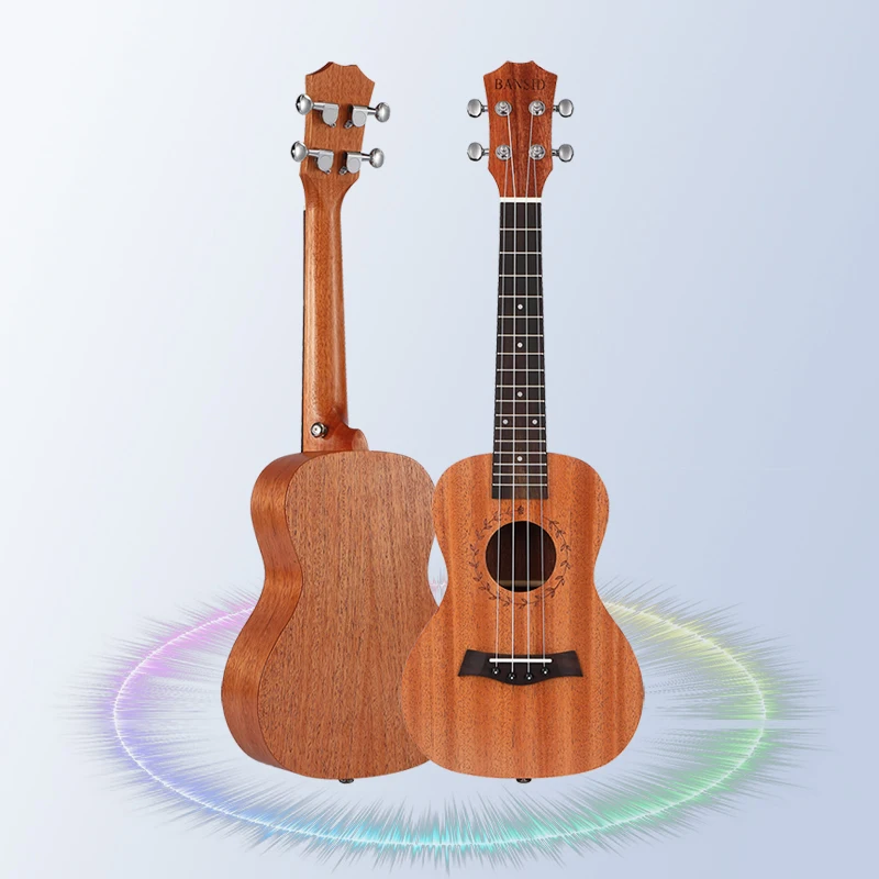Factory wholesale ukulele with nylon string custom logo concert size ukulele 21inch With mahogany