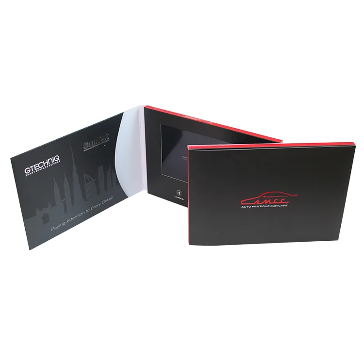 Card Product Type and Invitation Card Type LCD Screen Video Brochure Gift Box for business card gift