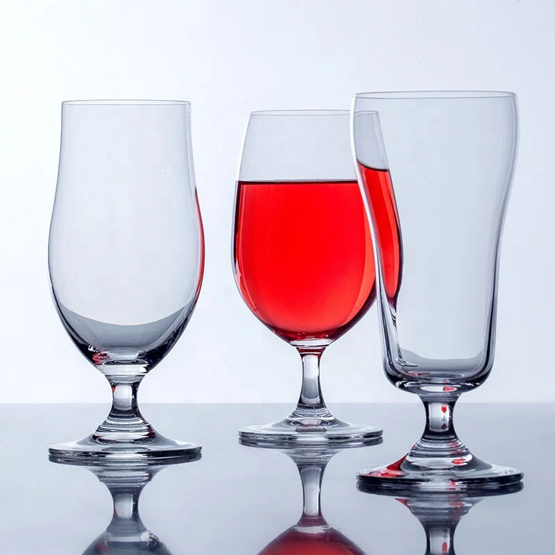Manufacturers Customized Glass Tall Cup Wholesale Transparent Large Beer Glass Juice Cup