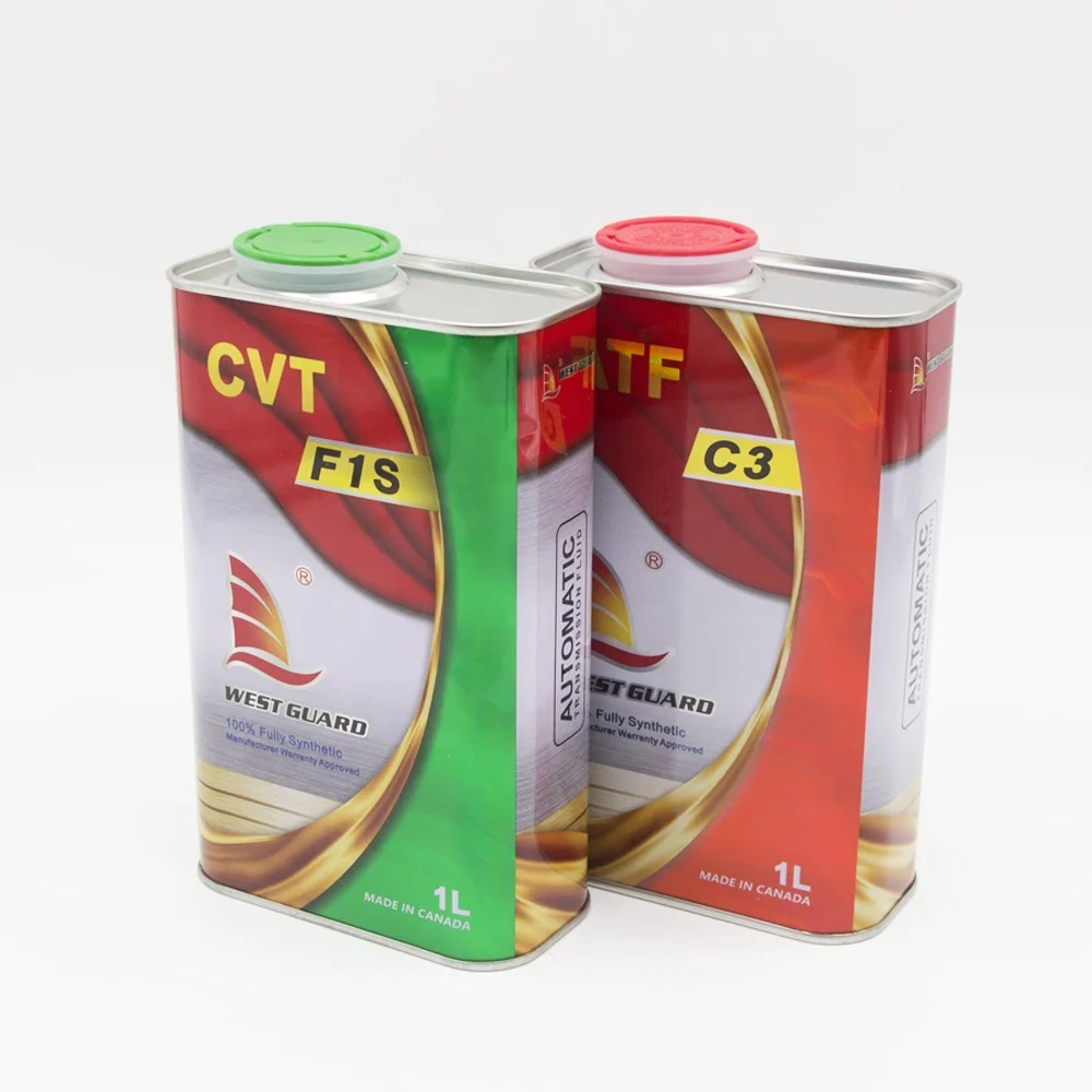 Оптовая продажа квадратные банки для моторного масла 1L 1.2L пустая металлическая жестяная банка химического