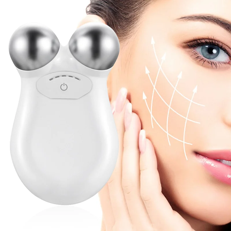 Mini Microcurrent Face Lift Machine Skin Tightening Rejuvenation Beauty Massage Facial Toning Device