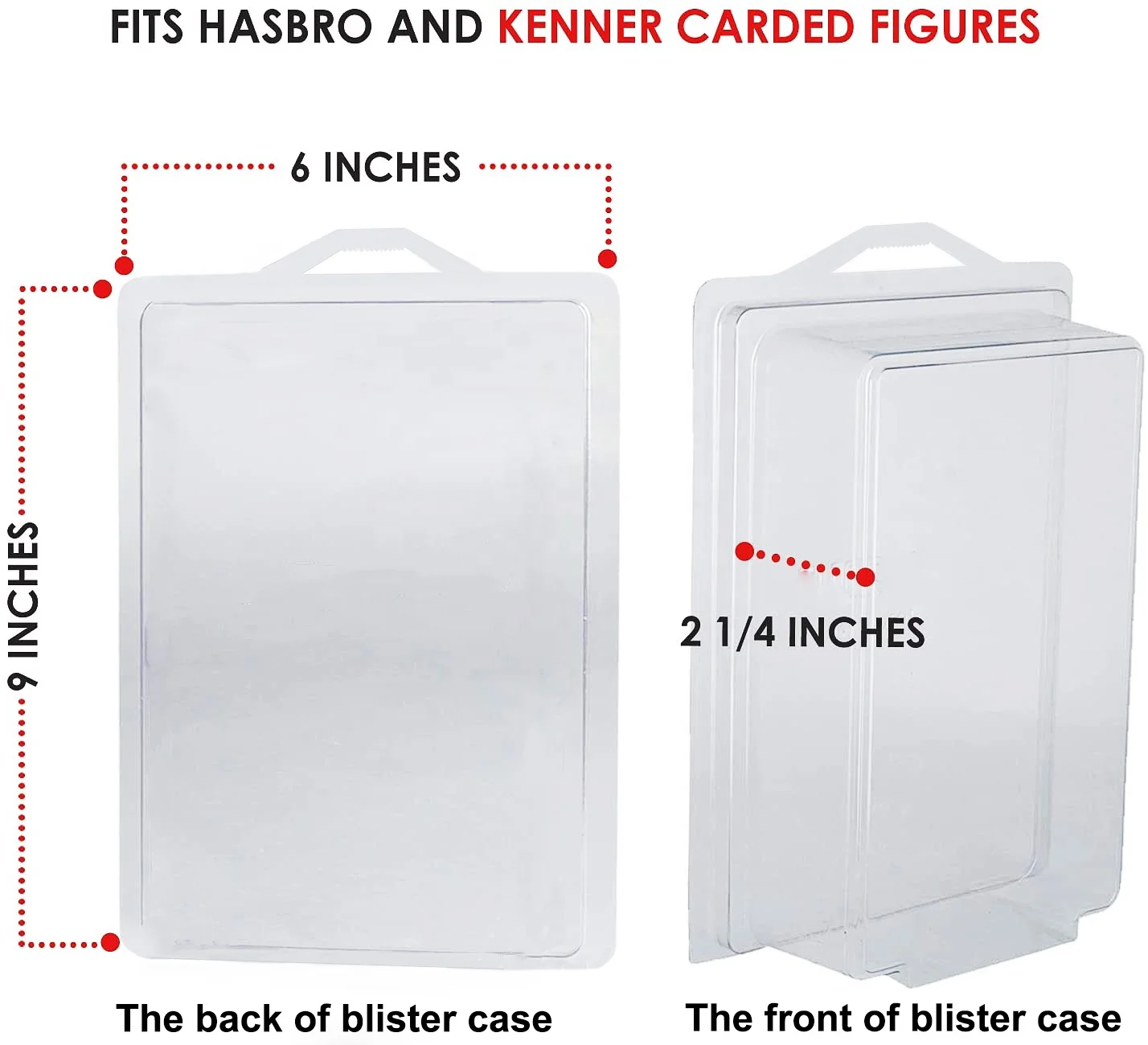 Custom 6 Inch PET Protector Case Blister Pack Action Figure Clamshells