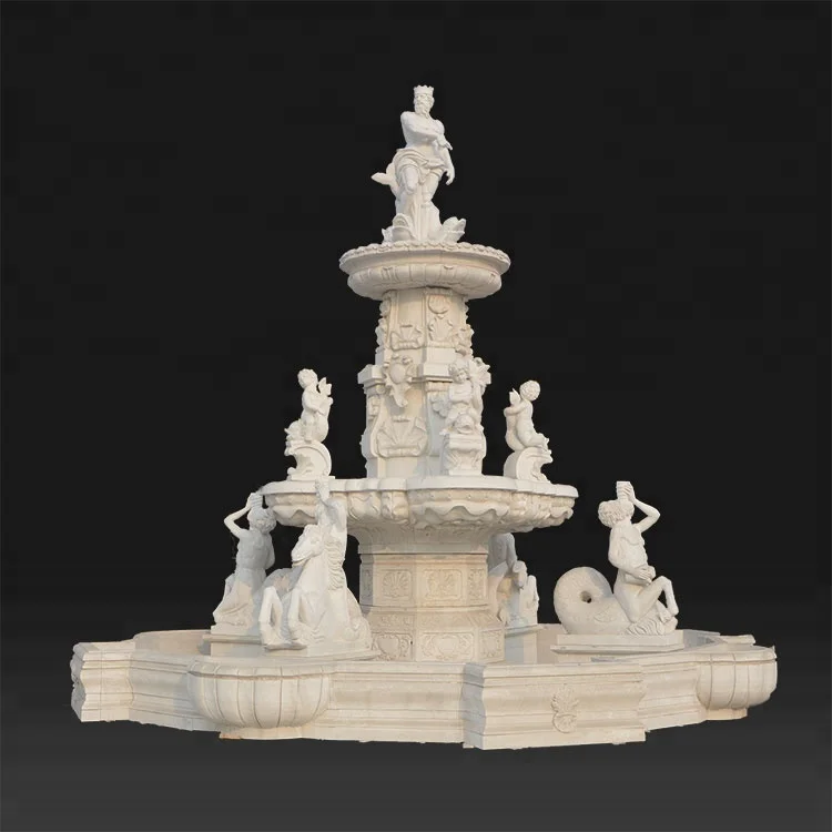 Marble stone fountain surround lady dancing marble fountains and sculptures