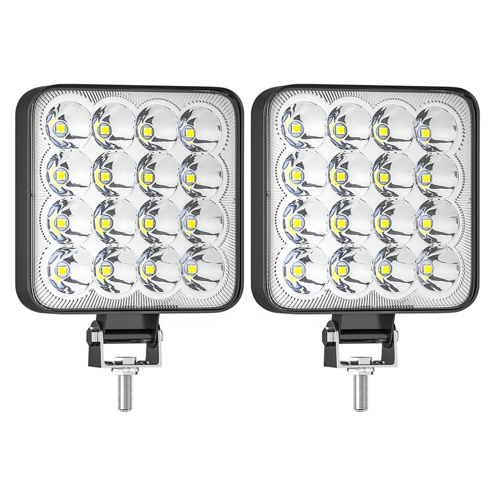 Car LED Work Light Bar 48W Offroad Work Light 12V Light 4x4 LED Tractor Headlight Spotlight for Truck ATV SUV Boat