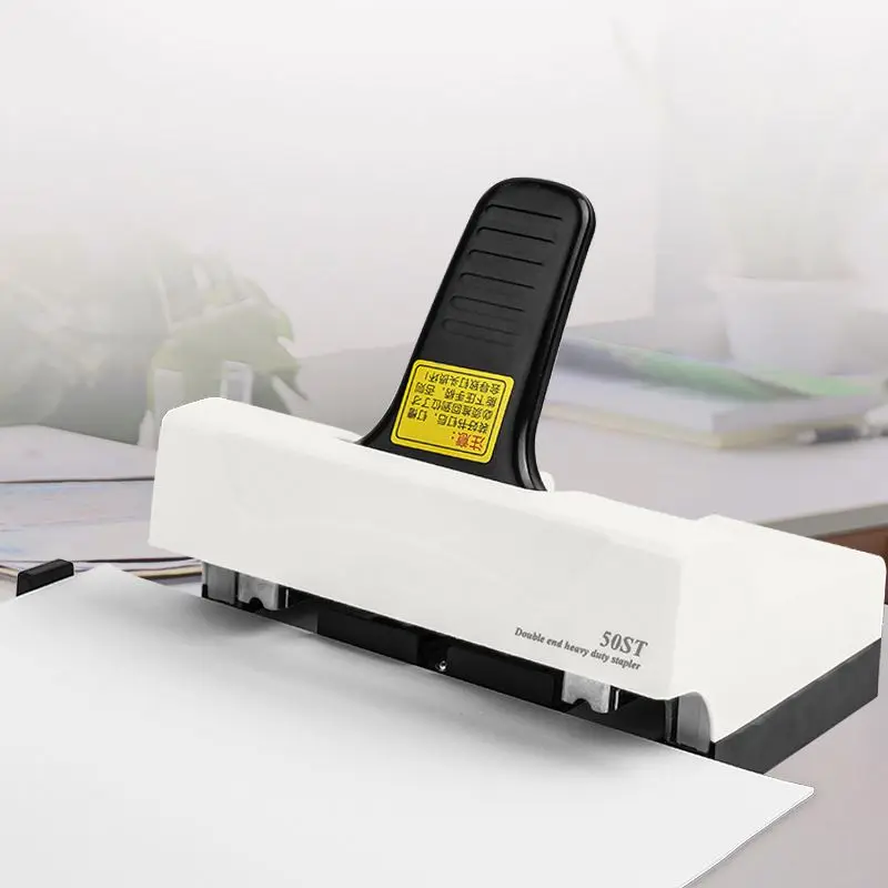 Economic Factory Manufacturing Heavy Duty Manual Stapler Office Two-Head Paper Stapler Machine