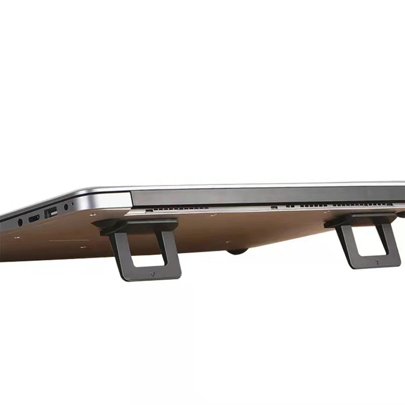Foldable Vertical Aluminium Metal Desk Holder Adjustable Portable Invisible Fold Laptop Stand