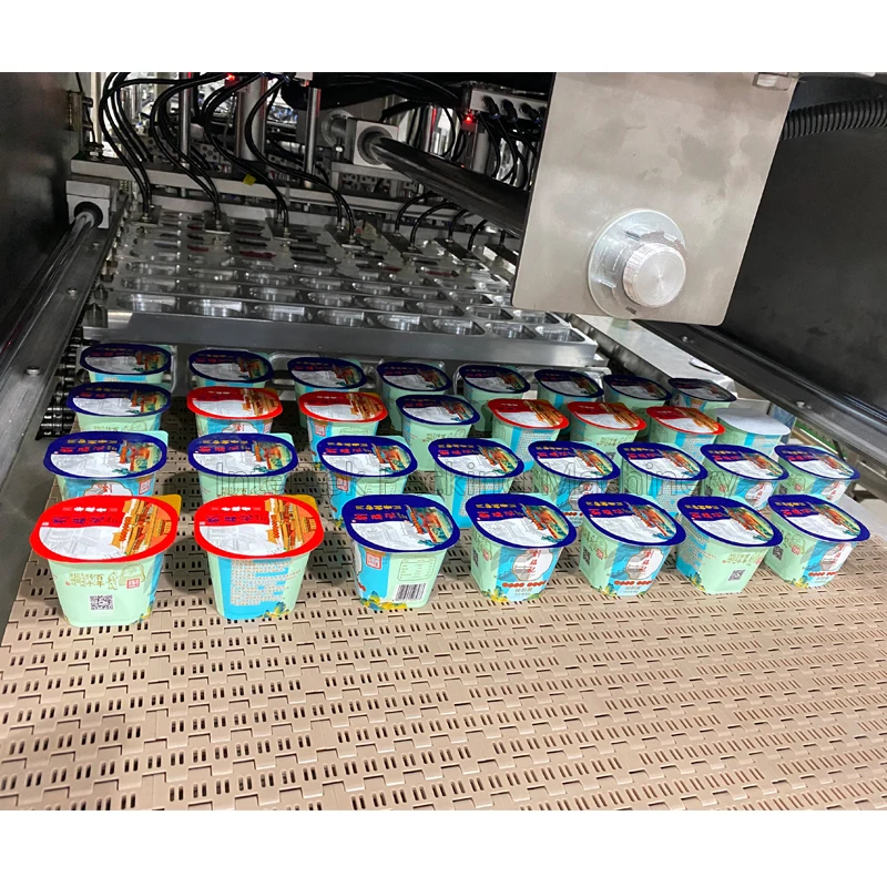 Dairy Production Packaging Machine Flavored Drinkable Yogurt Cup Filling Sealing Milk Juice Sauce Plastic Cup Packing Equipment