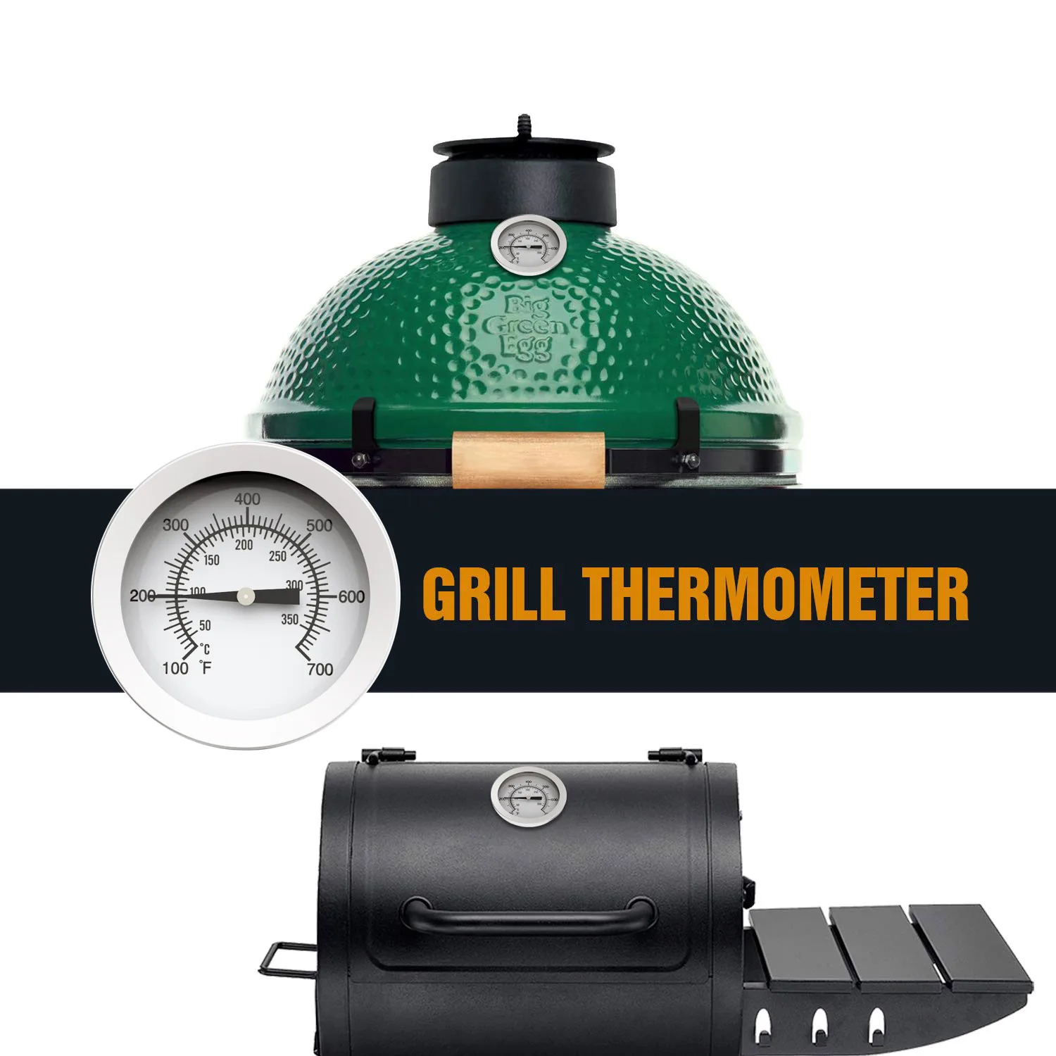 Stainless steel oven grill bimetal thermometer with screw home kitchen cooking thermometer baking oven thermometer