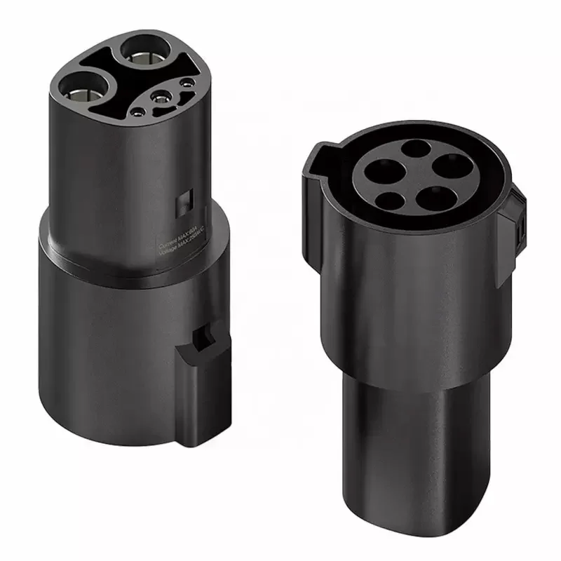 250v Type1 ev charger adapter 60a J1772 portable ac ev charger adaptor for TESLA car