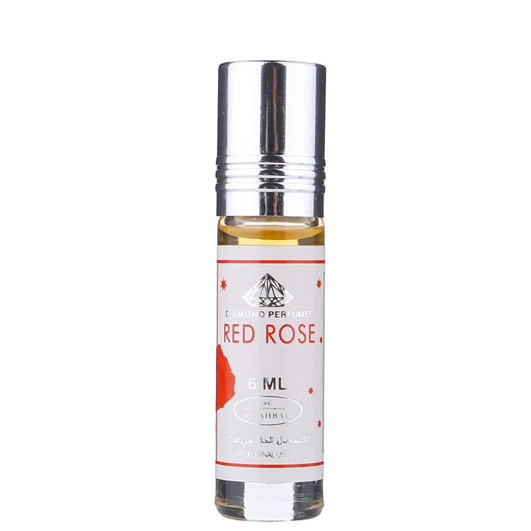 JYOLU442 Red Rose 6ml roll-on concentrated oil perfumes  mini arabic fragrances