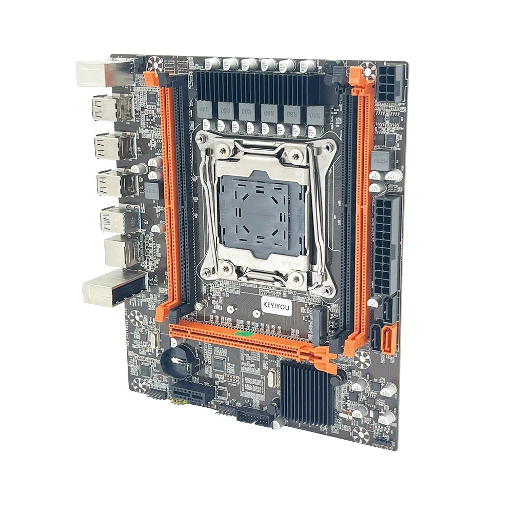 KEYIYOU X99 Motherboard LGA 2011-3 motherboard kit xeon x99 E5 2680 V4 CPU Processor 2.40GHz 14-Core 35M And DDR4 32G Memory