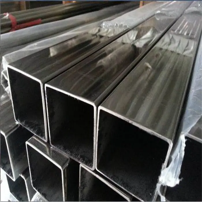 JIS 201 304/304L/310/316L Rectangular Inox Tube Stainless Steel Square Pipe