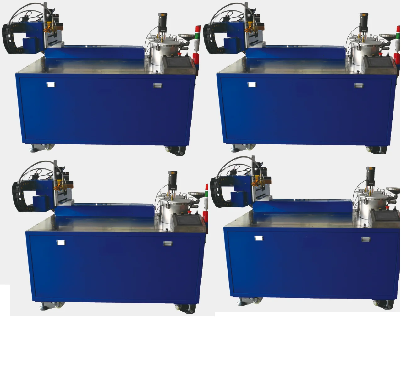 Epoxy Resin drop machine applying clear resin to fridge magnets machine transparent resin for 2 compounds adhesive materials