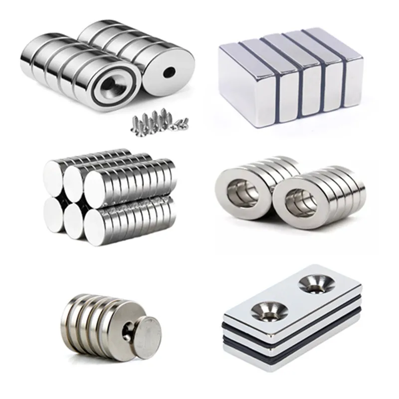 Wholesale Ultra Thin Ndfeb Neodymium Permanent Magnet Customized Strong Ndfeb Magnet