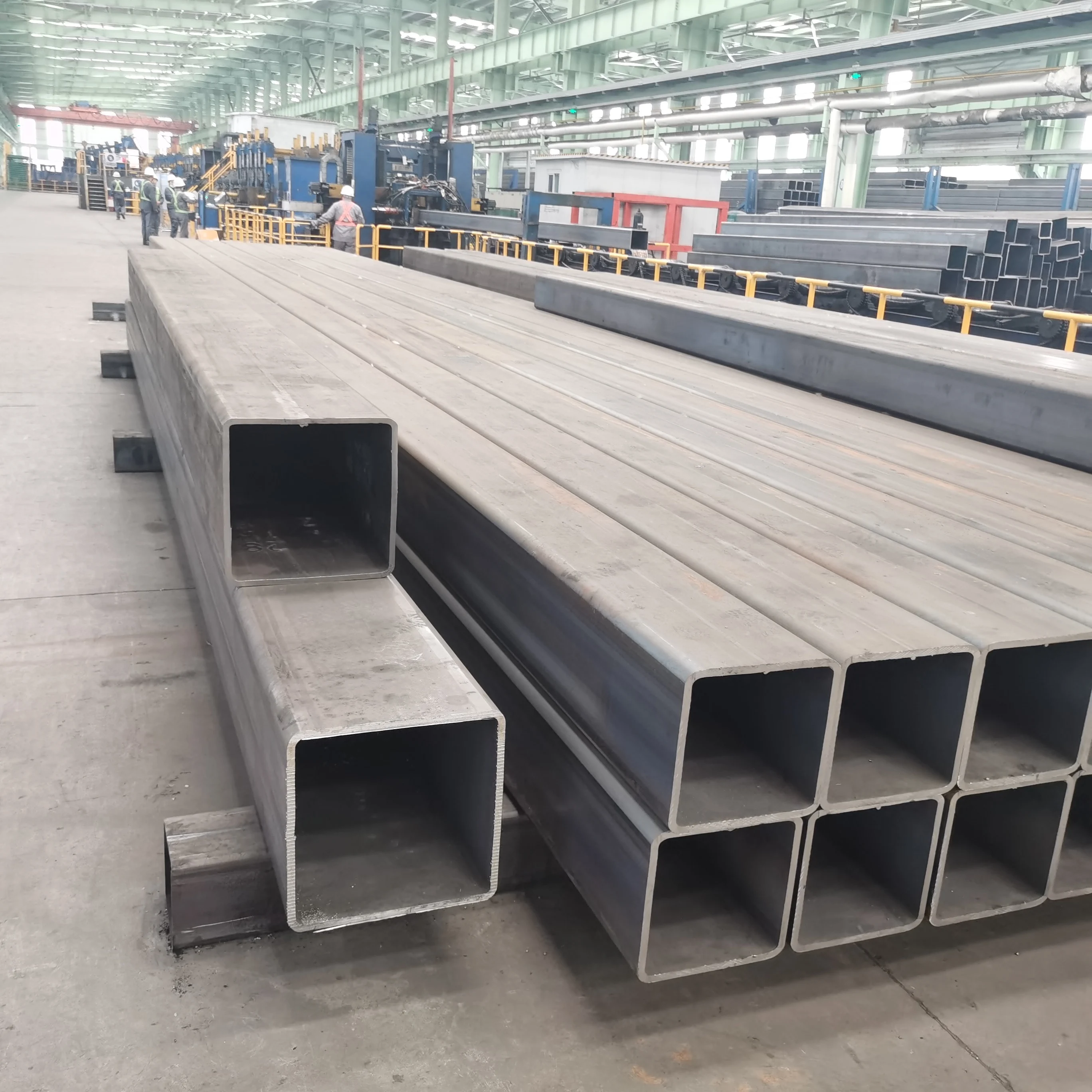 Горячая распродажа индивидуальные ASTM A53 A36 A106 Sch40 Q195 Q235 Shs Rhs JIS DIN En острые края полые стальные трубы из углеродистой стали