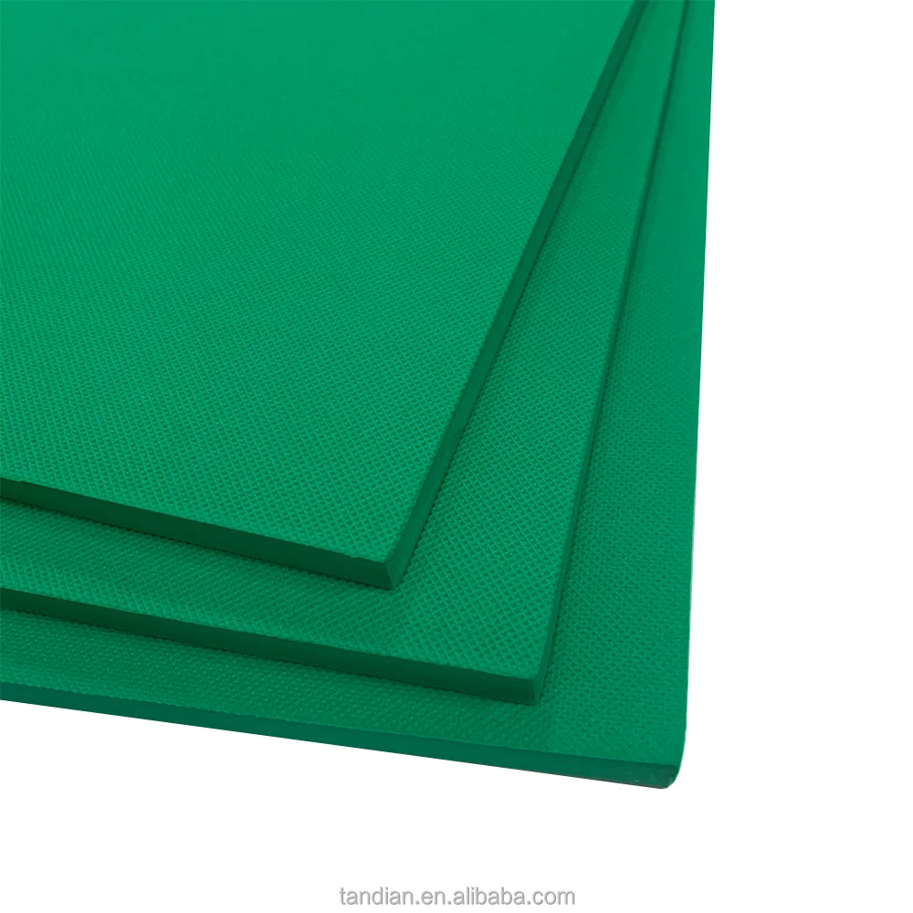 Tandian T50-green Factory Adhesive Ejection Rubber Shore A 30-35 Degree vulcan rubber sheets print  for die cut rubber