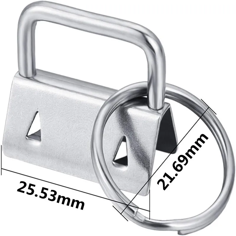 Factory wholesales metal key fob hardware keychain 32mm key fob hardware key ring