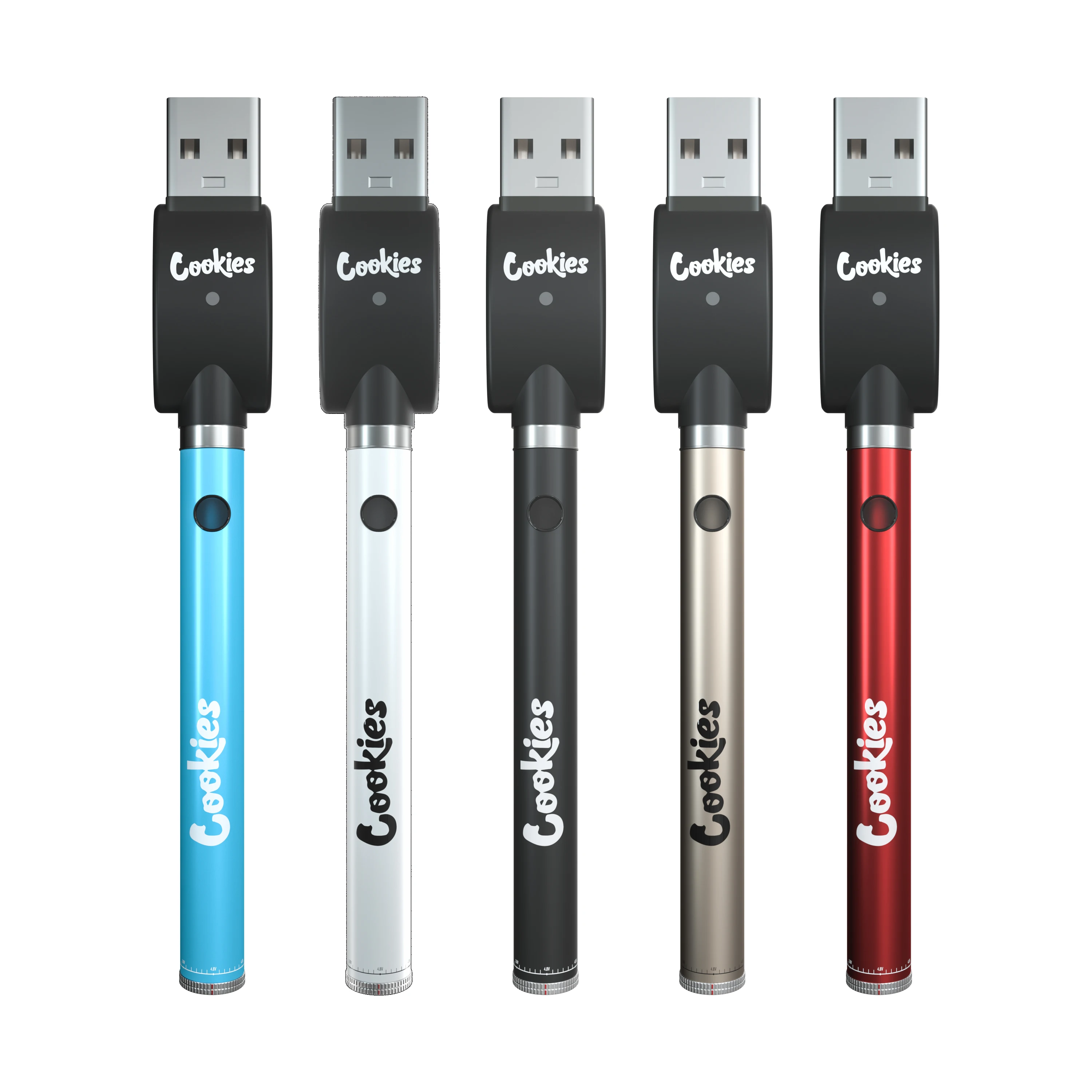  Оптовая продажа тонкий спиральный Аккумулятор для печенья с умным USB-зарядным устройством испарителя