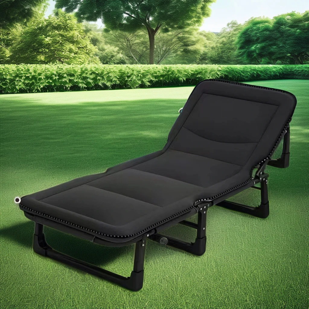 Folding sheet for one person at home simple lunch break artifact office adult nap march outdoor small bed companion recliner