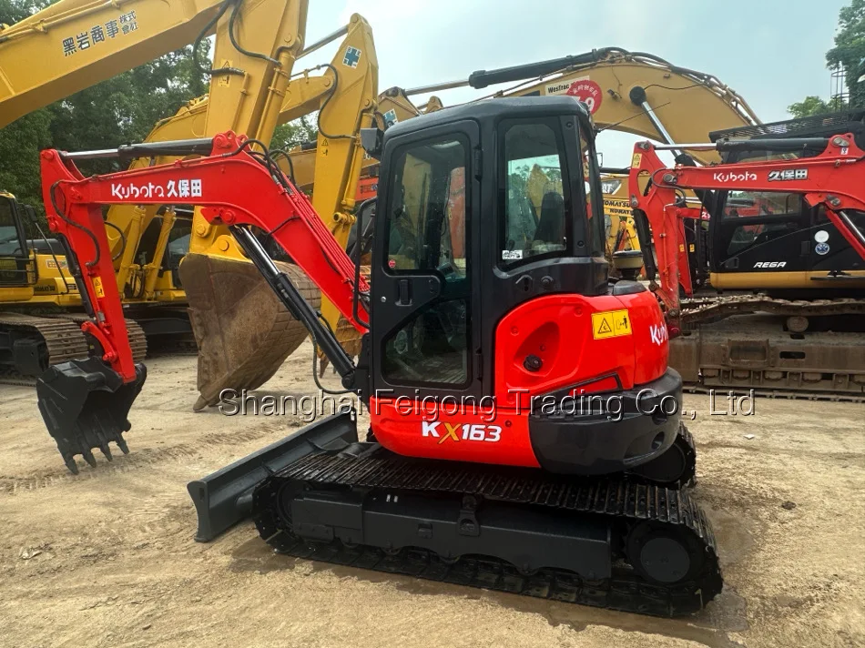 Kubota kx163 6 Ton RTS!! 95% New Used excavator 2022 Japan Mini New Arrival EPA CE Good Condition Hot Sale Low Working hours
