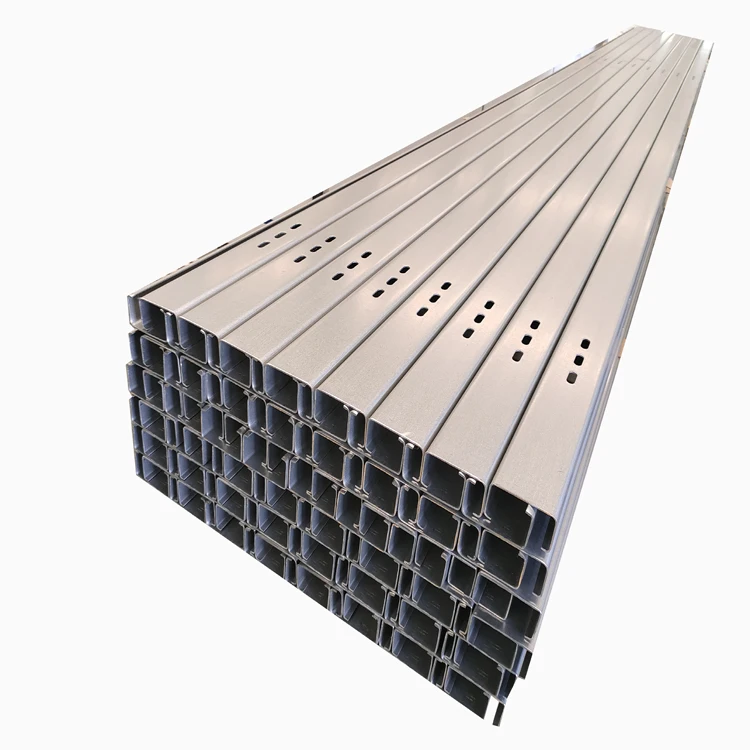 Wholesale Price Building Materials Hot Dipped Galvanized Steel  Iron Beam C Steel Profile C Channel Price