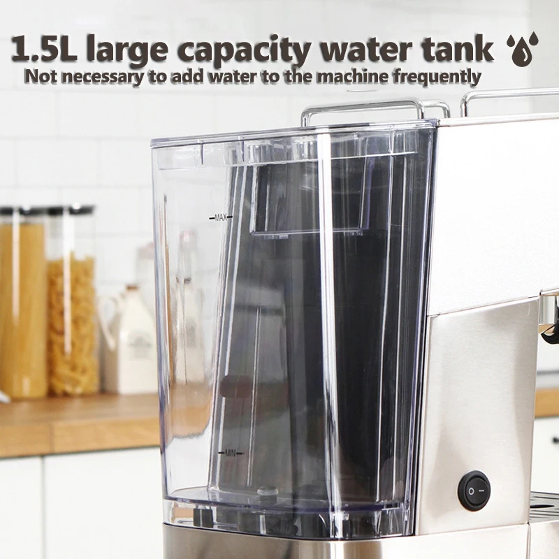 Stainless Steel Electric Coffee Making Machine Drink Hot Coffee Maker