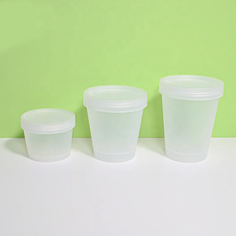 8oz empty containers cosmetic skin care pp plastic jars wholesale body scrub containers and packaging