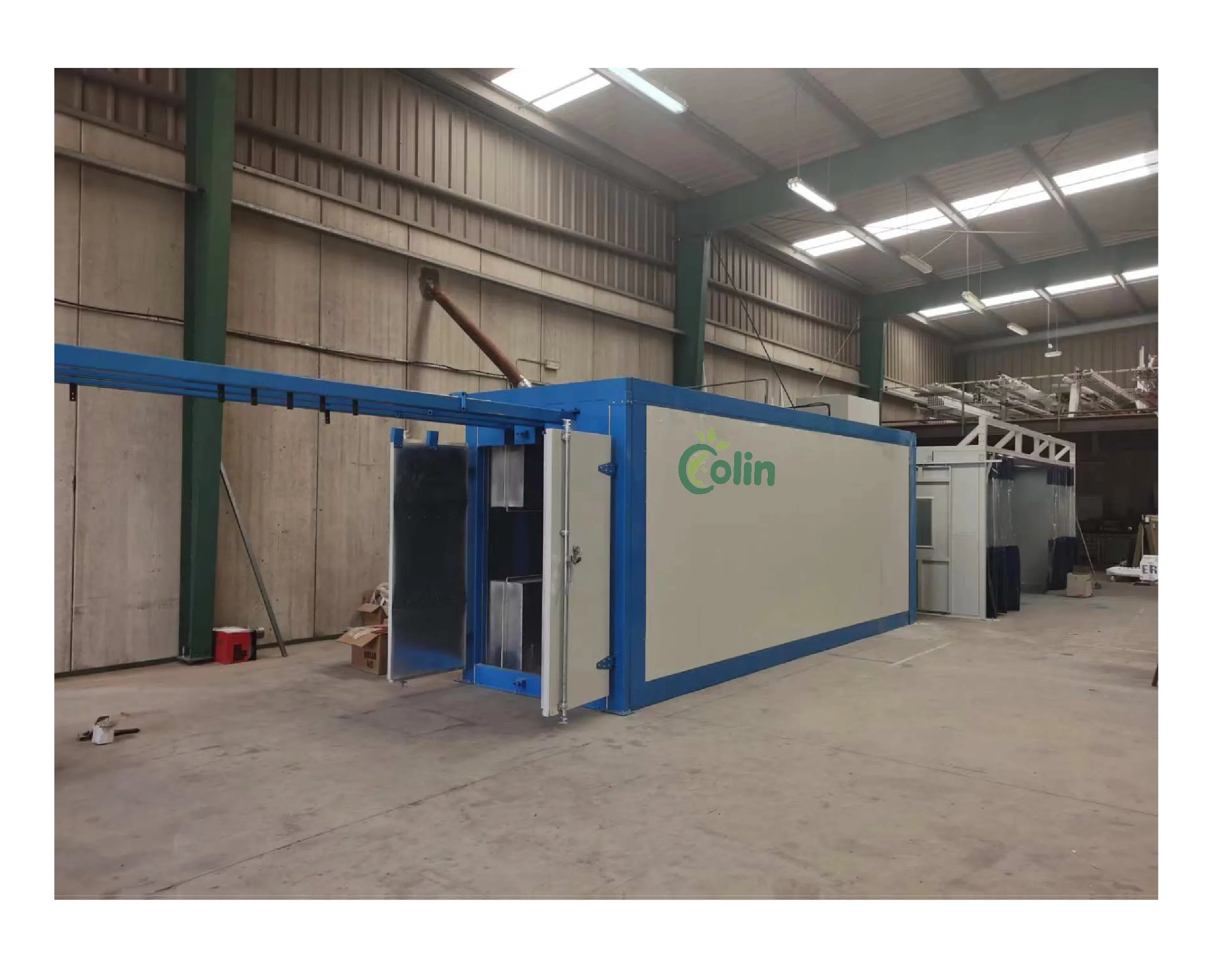 CE ISO custom  aluminium profiles top rail manual powder coating solution power coating line