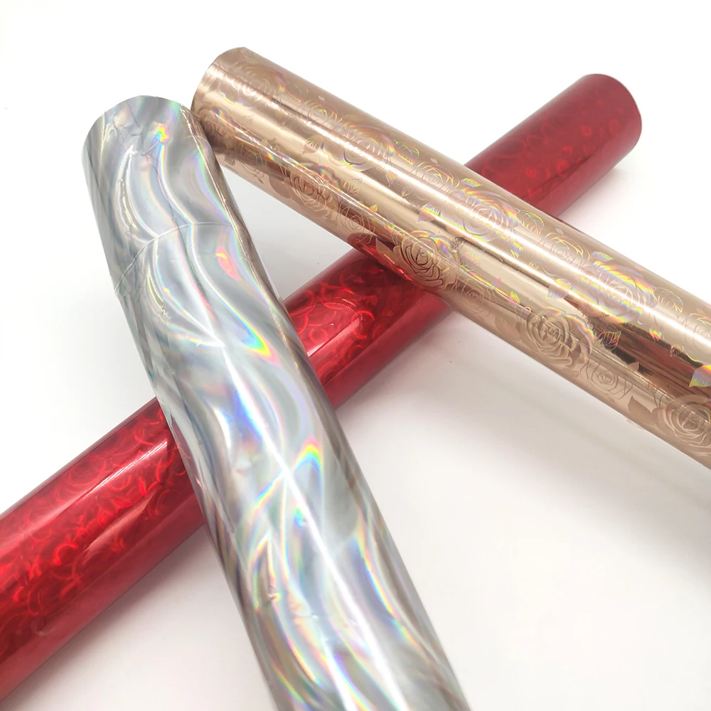 Rose Gold Hot Stamp Metal Foil for Printing Leather,hot stamping foil for t-shirt,double side hot stamping foil