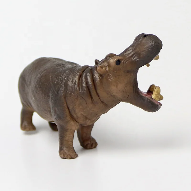 plastic pvc little hungry hippo animal toys 2020
