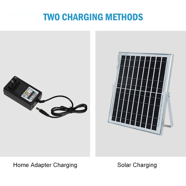 Rechargeable 12 Inch Solar Charging Power Table Fan With Solar Panel And Led Bulb Lights Usb Ports Solar Fans For Home Office