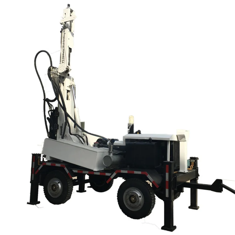 China Best Trailer Mobile Water Well Drilling Machine Drilling Rig 300M
