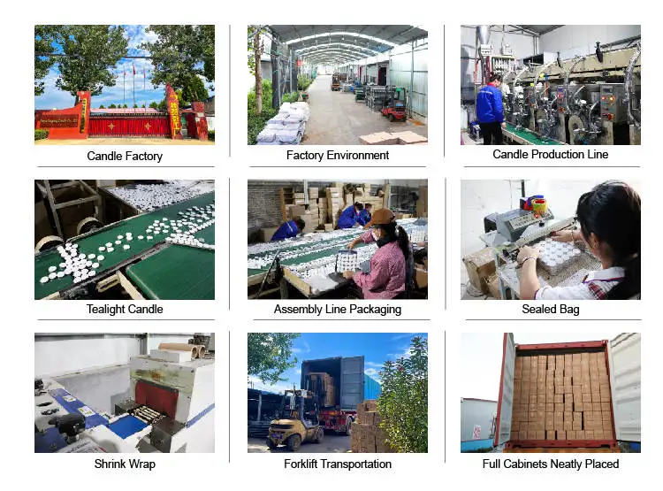 Wholesale Tealight Candle Customize Mini 1hour Burning Paraffin Candle Or Plam Wax White Tea Light Candle