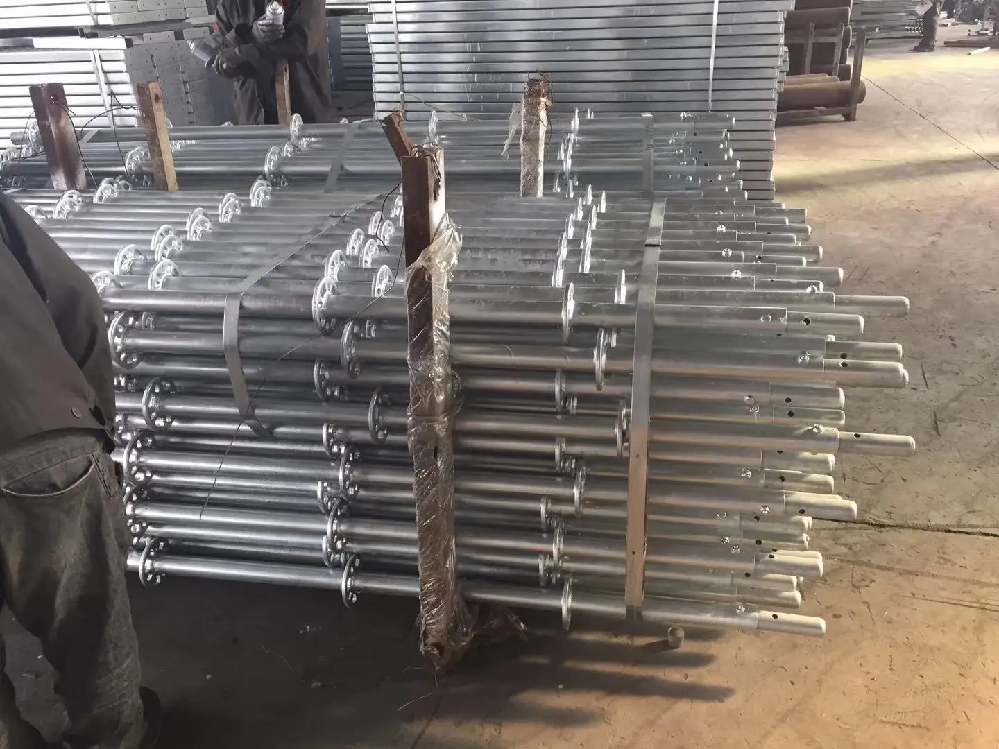 Galvanized America Type Ringlock Scaffolding With Ledger End Rosette