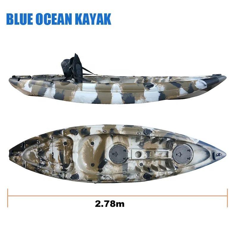 Single sea plastic  fishing kayak