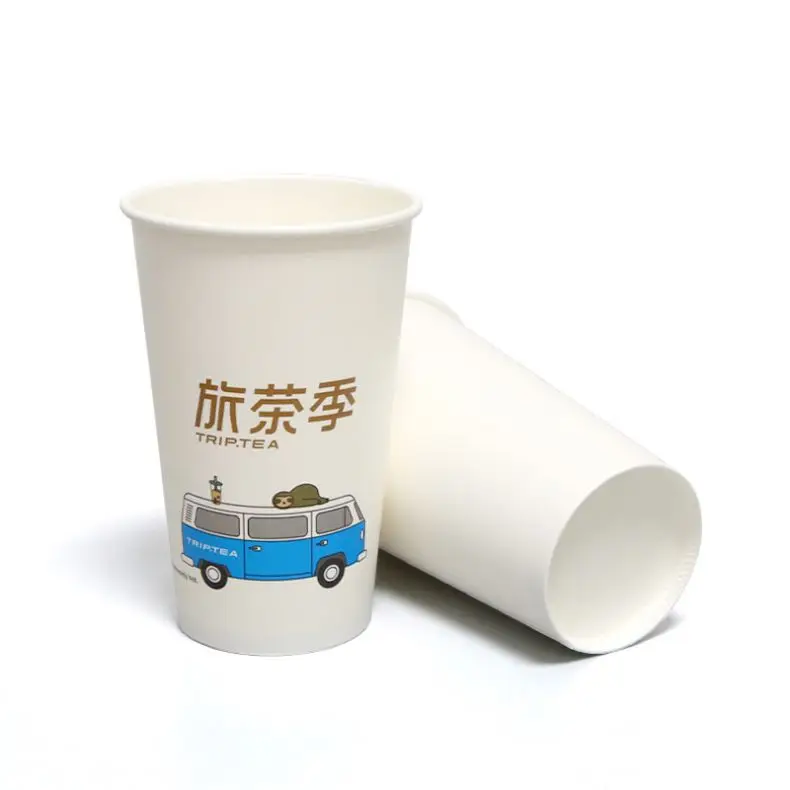 Takeaway 7Oz 8.5Oz Coffee Pla Coated Double Rippled Wall Paper Cup With Drinking Lid Handle For Cold Hot Drinks Velvet Take Away