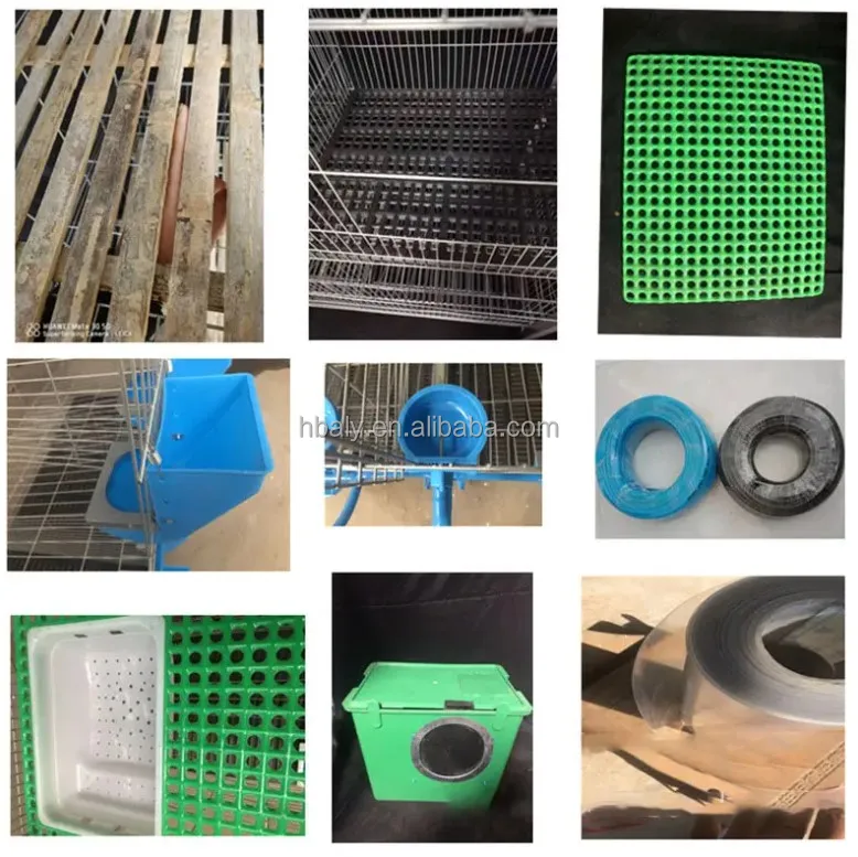 Высококачественная 9-битная клетка для кроликов со сроком службы от 10 до 15 лет произведена в