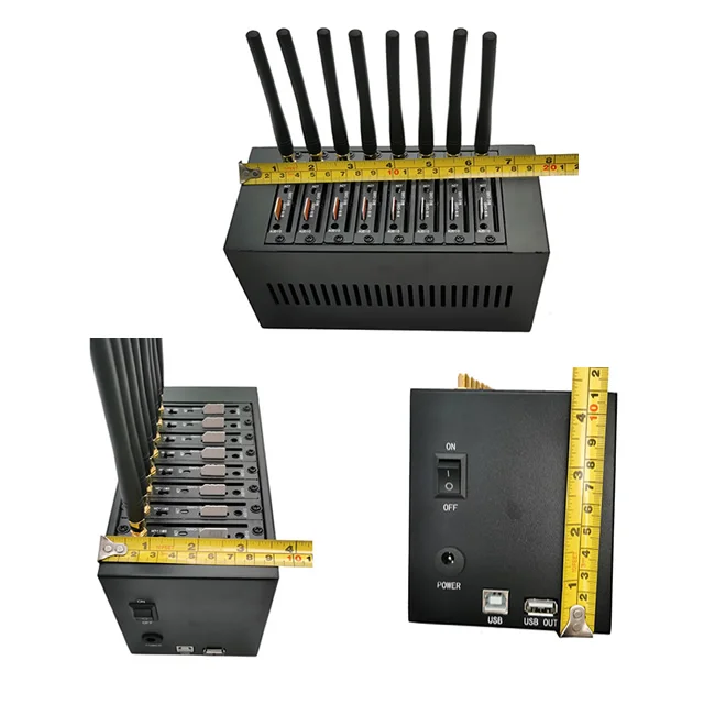 EC25 4G Modem 8 sim SMS Machine 8 SIM Bulk SMS Modem Pool Sending And Receiving Bulk SMS MMS